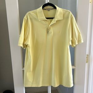 BURBERRY Men’s 2000s Polo shirt in Yellow